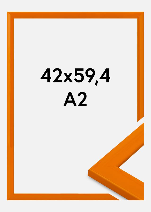 Cadre Dorset Verre Acrylique Orange 42x59,4 cm (A2)