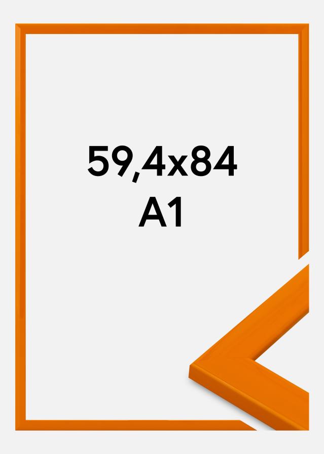 Cadre Dorset Verre Acrylique Orange 59,4x84,1 cm (A1)