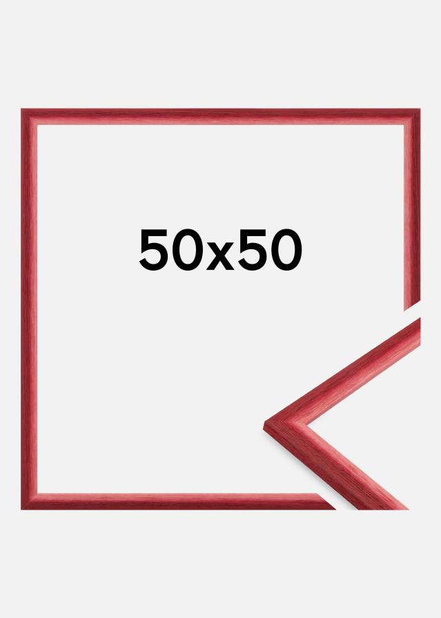 Cadre Cornwall Verre Acrylique Rouge Foncé 50x50 cm