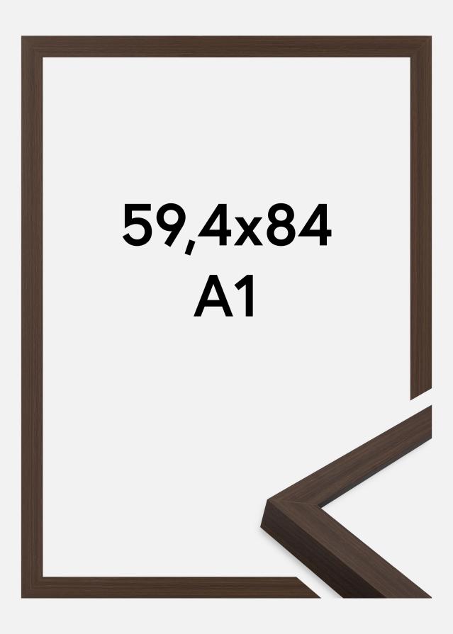 Cadre Wells Verre Acrylique Brun 59,4x84,1 cm (A1)