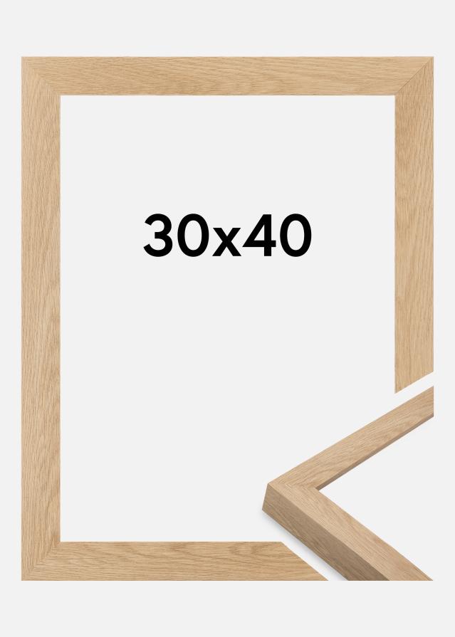 Cadre Wells Verre Acrylique Chêne 30x40 cm