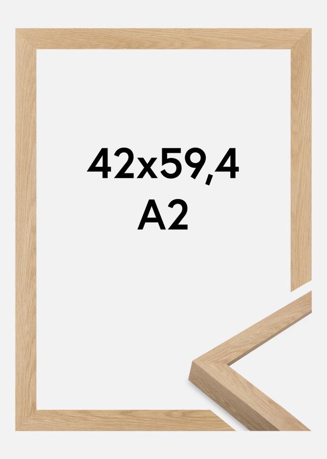 Cadre Wells Verre Acrylique Chêne 42x59,4 cm (A2)