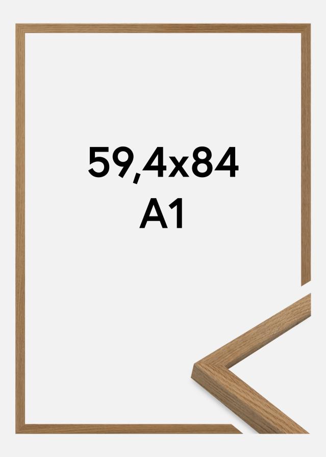 Cadre Salisbury Verre Acrylique Chêne 59,4x84,1 cm (A1)