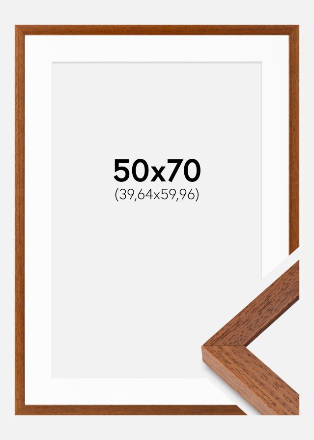 Cadre Hermes Livre 50x70 cm - Passe-partout Blanc 16x24 inches