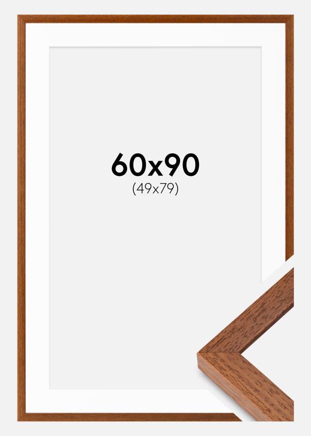 Cadre Hermes Livre 60x90 cm - Passe-partout Blanc 50x80 cm