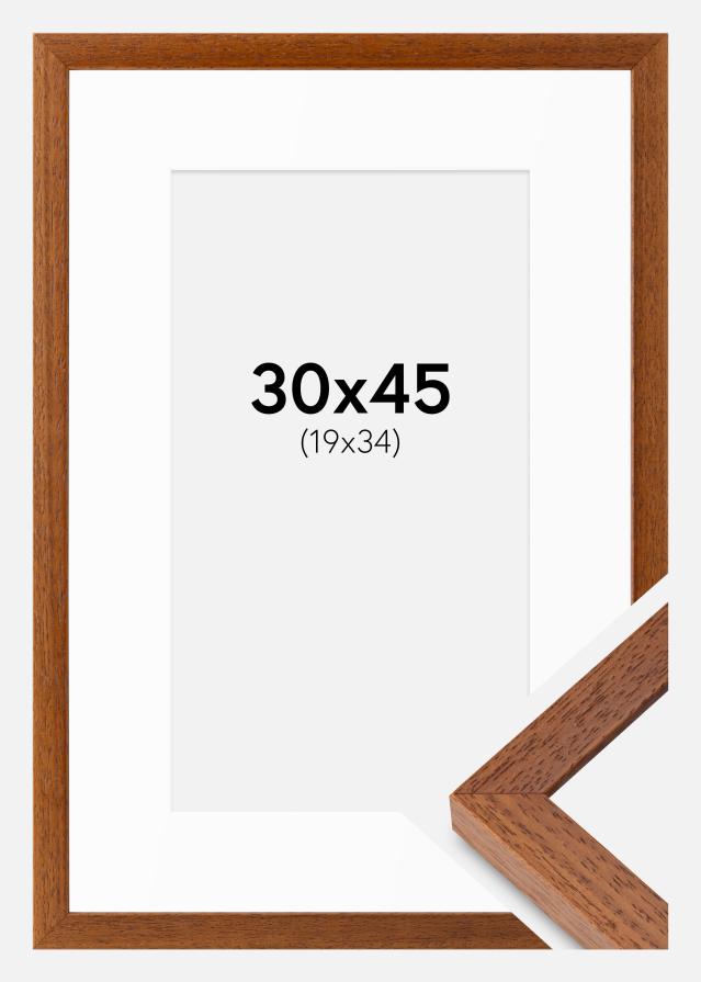 Cadre Hermes Livre 30x45 cm - Passe-partout Blanc 20x35 cm