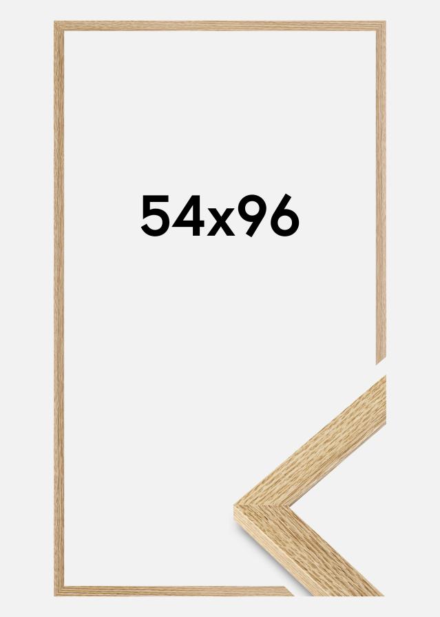 Cadre Selection Verre Acrylique Chêne 54x96 cm