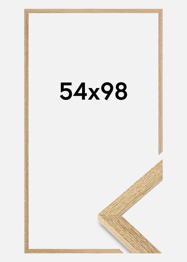 Cadre Selection Verre Acrylique Chêne 54x98 cm