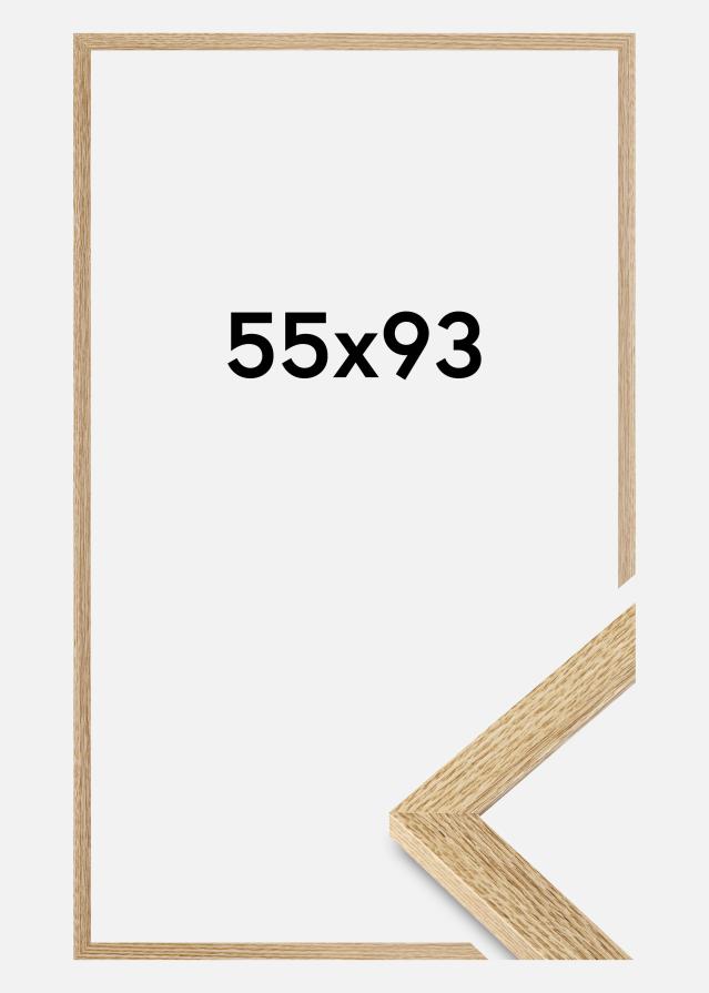 Cadre Selection Verre Acrylique Chêne 55x93 cm