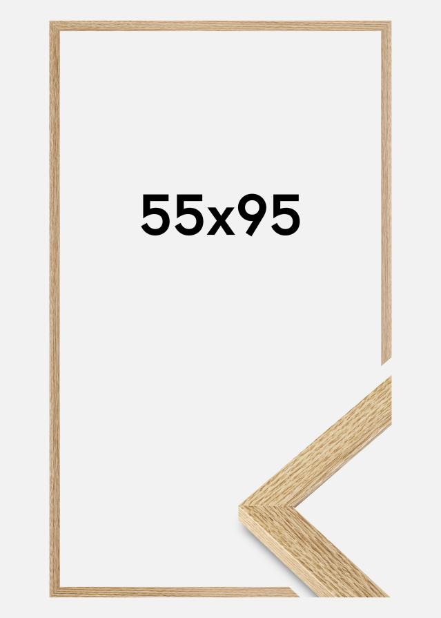 Cadre Selection Verre Acrylique Chêne 55x95 cm