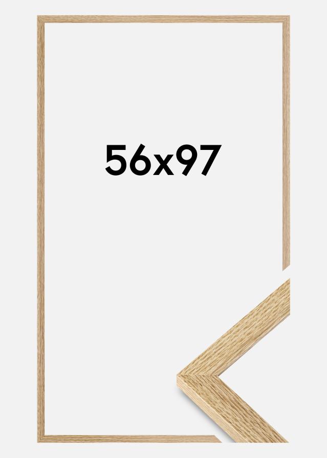 Cadre Selection Verre Acrylique Chêne 56x97 cm