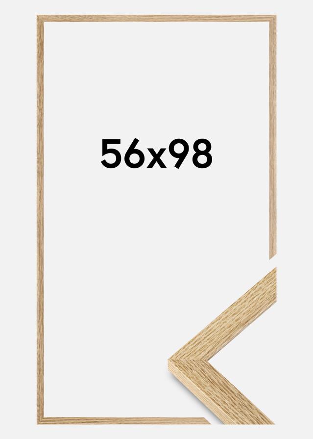 Cadre Selection Verre Acrylique Chêne 56x98 cm