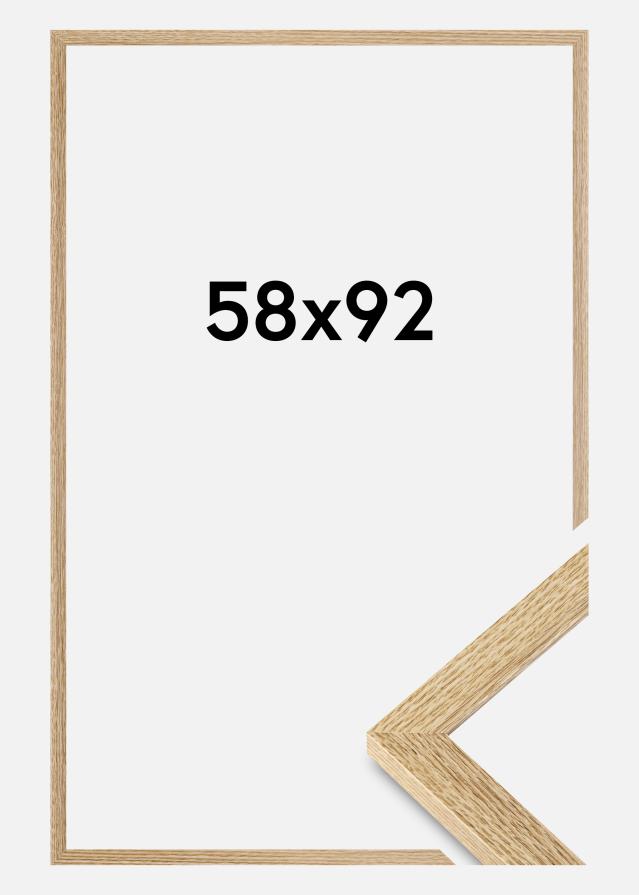 Cadre Selection Verre Acrylique Chêne 58x92 cm