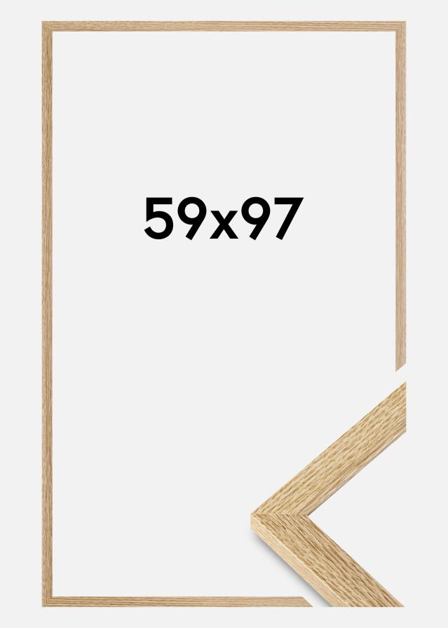 Cadre Selection Verre Acrylique Chêne 59x97 cm