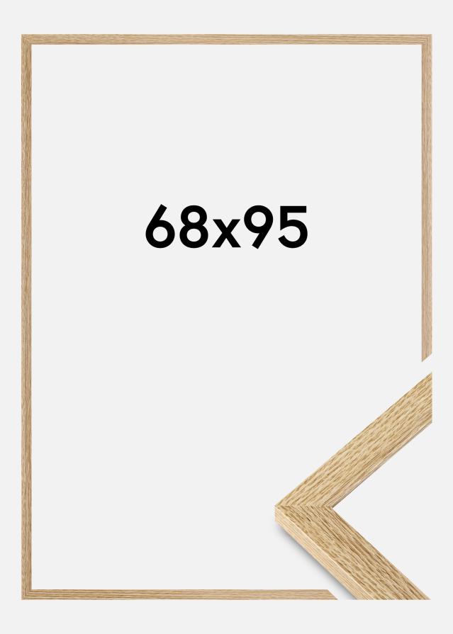Cadre Selection Verre Acrylique Chêne 68x95 cm