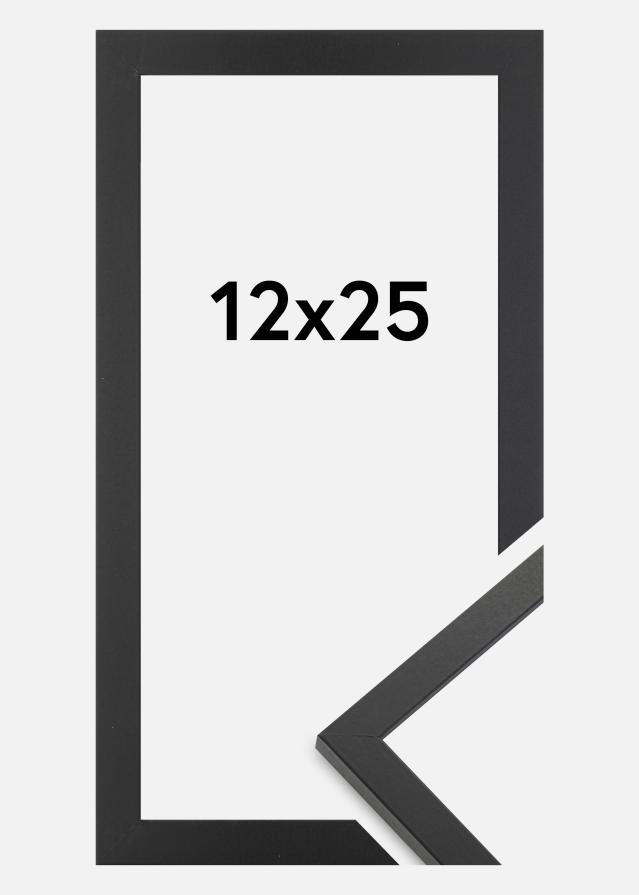 Cadre Trendy Verre Acrylique Noir 12x25 cm