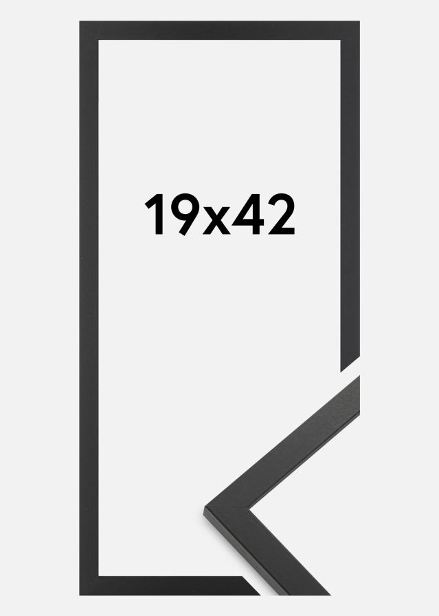 Cadre Trendy Verre Acrylique Noir 19x42 cm