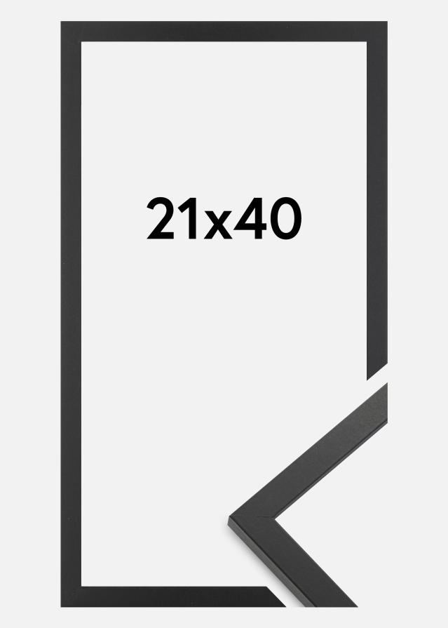 Cadre Trendy Verre Acrylique Noir 21x40 cm