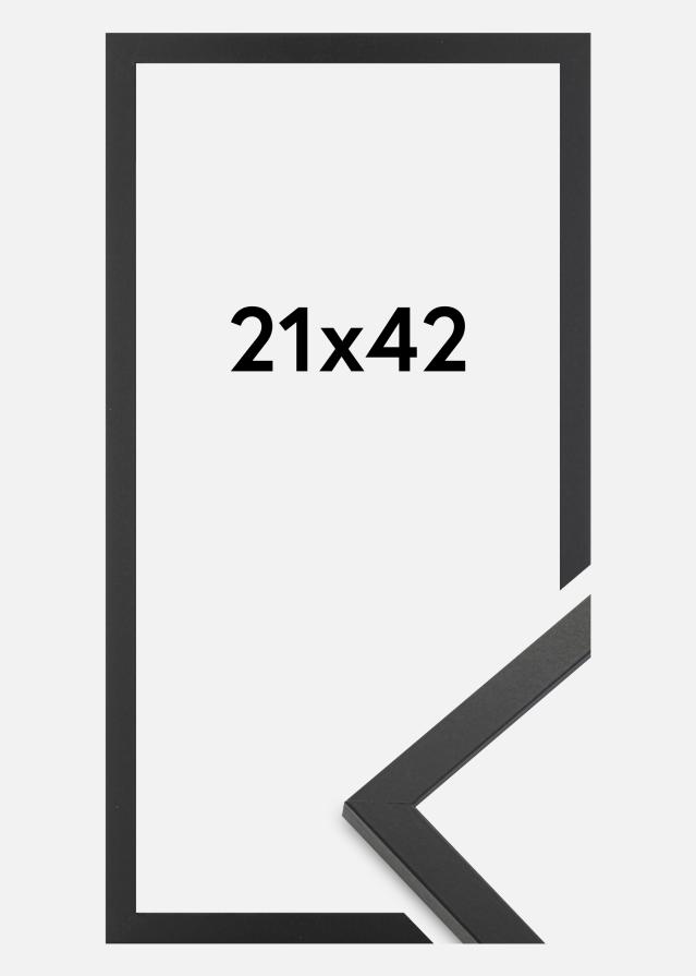 Cadre Trendy Verre Acrylique Noir 21x42 cm