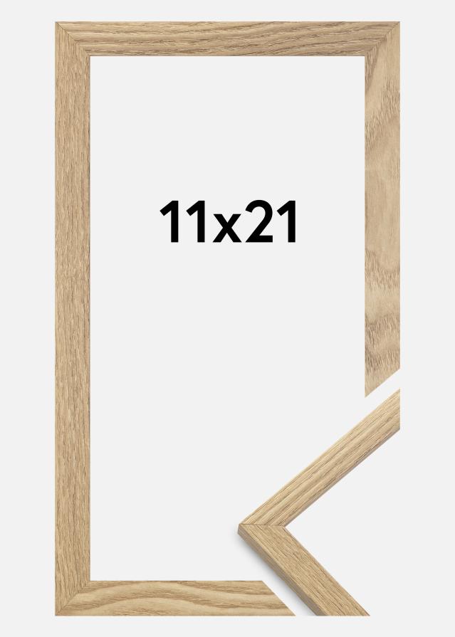 Cadre Trendy Verre Acrylique Chêne 11x21 cm