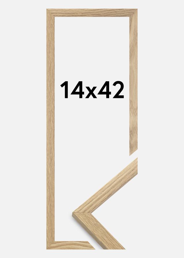 Cadre Trendy Verre Acrylique Chêne 14x42 cm