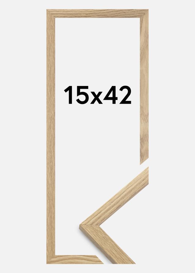 Cadre Trendy Verre Acrylique Chêne 15x42 cm