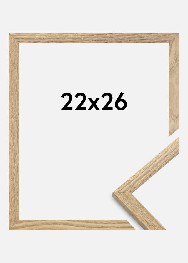 Cadre Trendy Verre Acrylique Chêne 22x26 cm