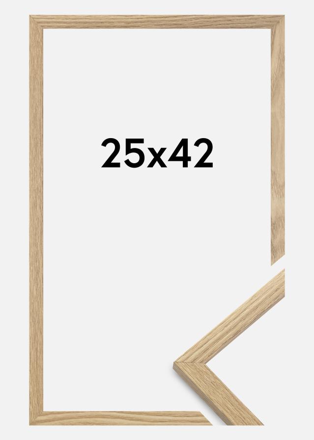 Cadre Trendy Verre Acrylique Chêne 25x42 cm