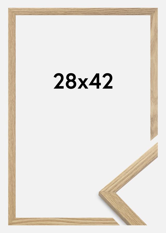 Cadre Trendy Verre Acrylique Chêne 28x42 cm