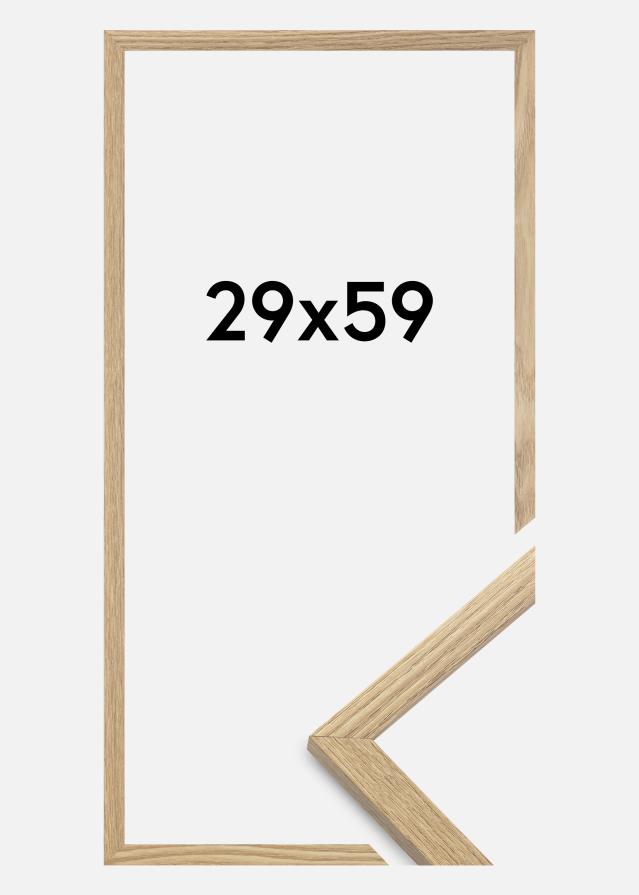 Cadre Trendy Verre Acrylique Chêne 29x59 cm