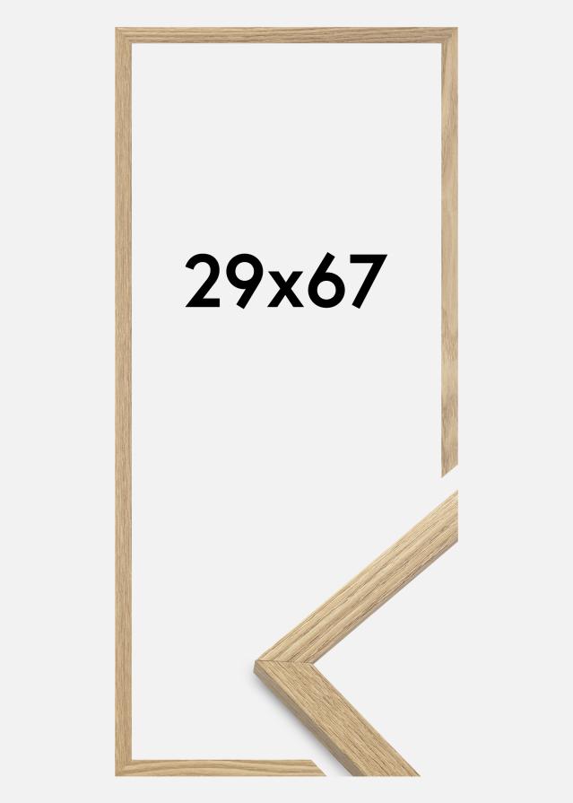 Cadre Trendy Verre Acrylique Chêne 29x67 cm