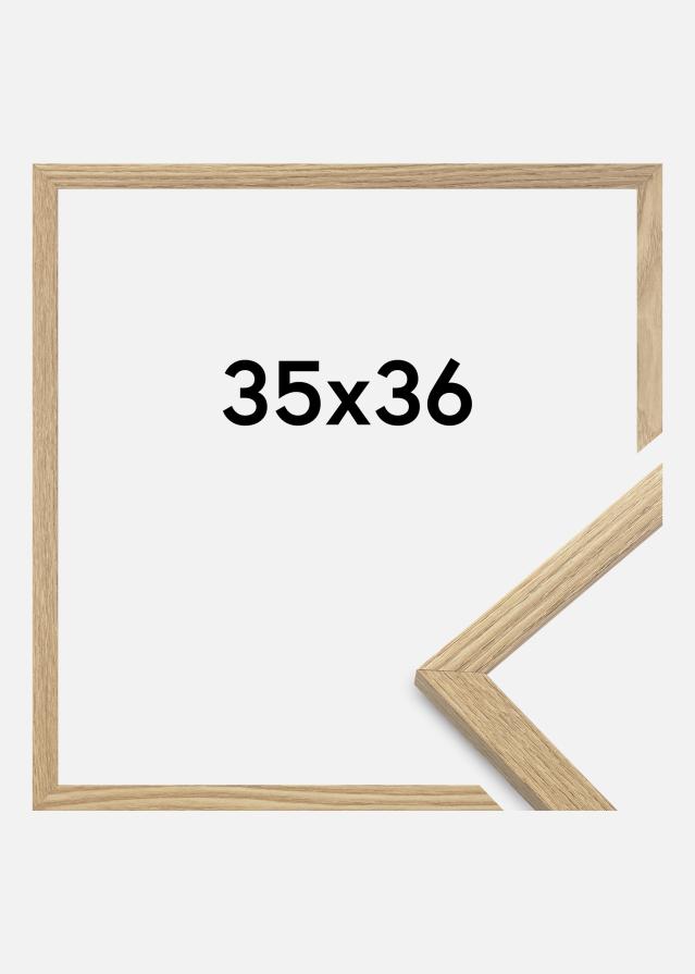 Cadre Trendy Verre Acrylique Chêne 35x36 cm