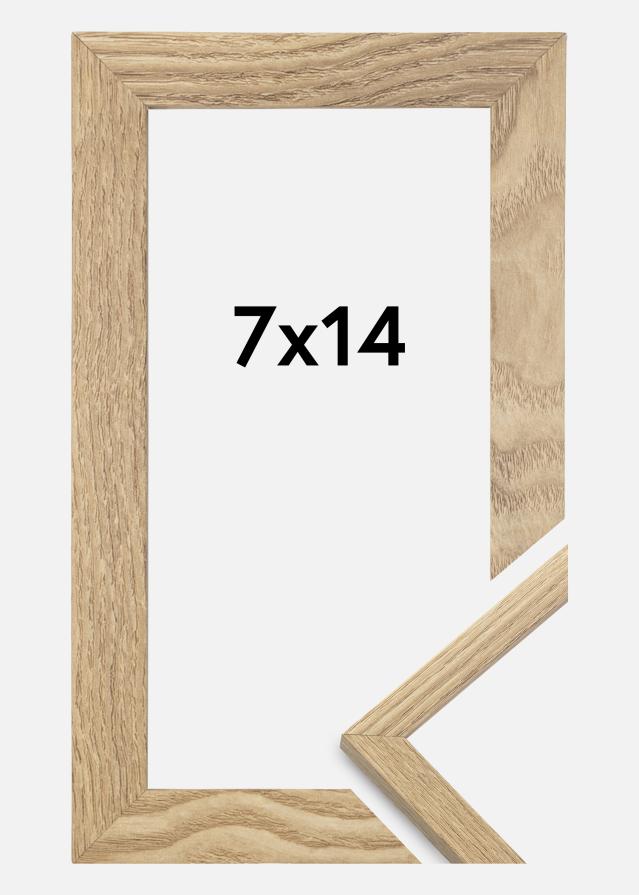 Cadre Trendy Verre Acrylique Chêne 7x14 cm