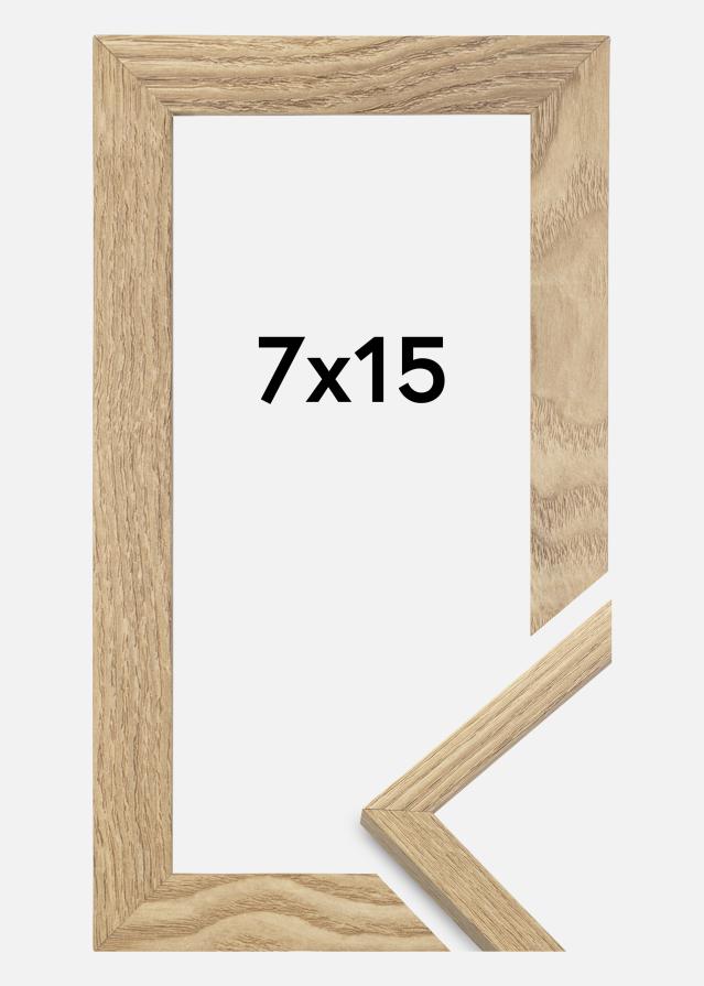 Cadre Trendy Verre Acrylique Chêne 7x15 cm