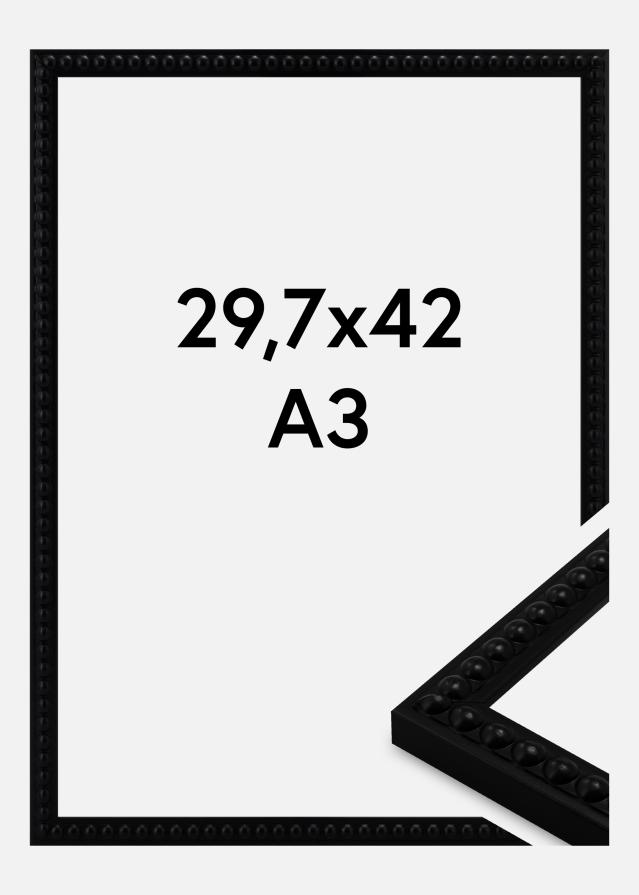 Cadre Perla Verre Acrylique Noir 29,7x42 cm (A3)