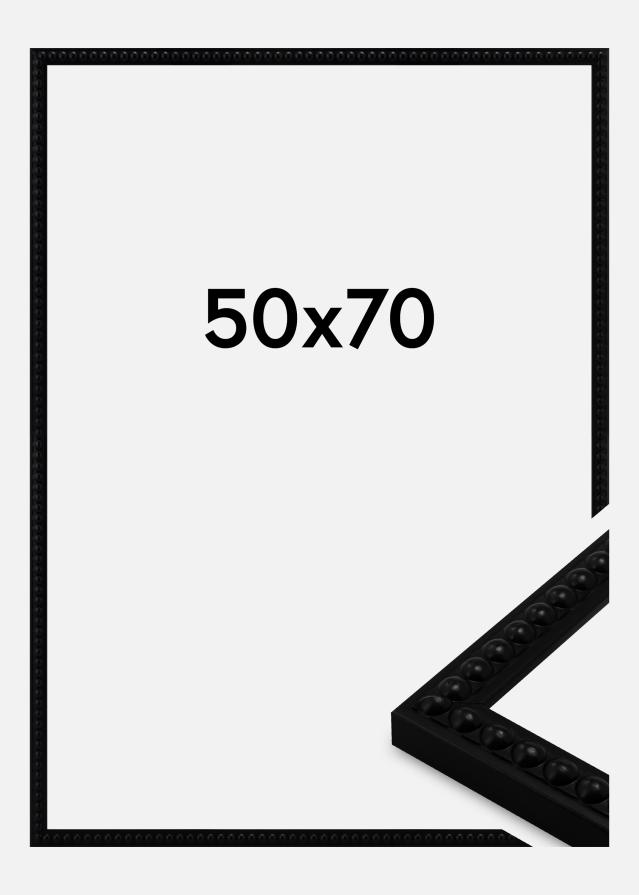 Cadre Perla Verre Acrylique Noir 50x70 cm