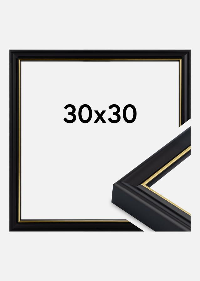 Cadre Canterbury Verre Acrylique Noir 30x30 cm