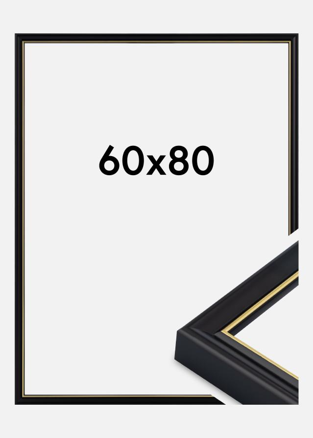Cadre Canterbury Verre Acrylique Noir 60x80 cm