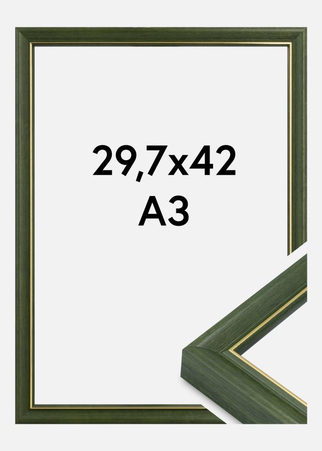 Cadre Canterbury Verre Acrylique Vert 29,7x42 cm (A3)