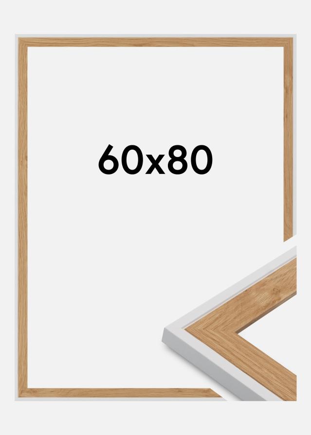 Cadre Clearline Verre Acrylique Blanc 60x80 cm