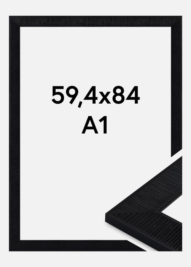 Cadre Lund Verre Acrylique Noir 59.4x84 cm (A1)