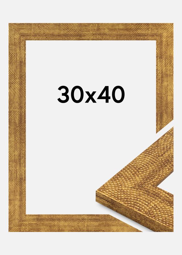 Cadre Linea Verre Acrylique Or 30x40 cm