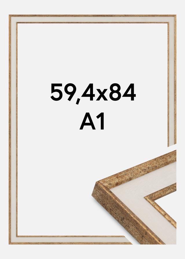 Cadre Dolly Verre Acrylique Or 59.4x84 cm (A1)