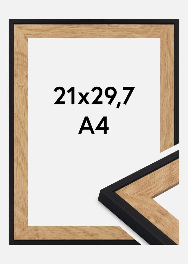Cadre Iris Verre Acrylique Noir 21x29.7 cm (A4)
