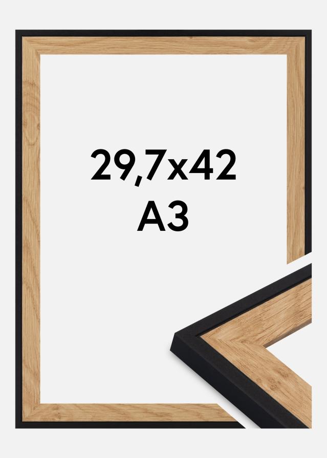 Cadre Iris Verre Acrylique Noir 29,7x42 cm (A3)