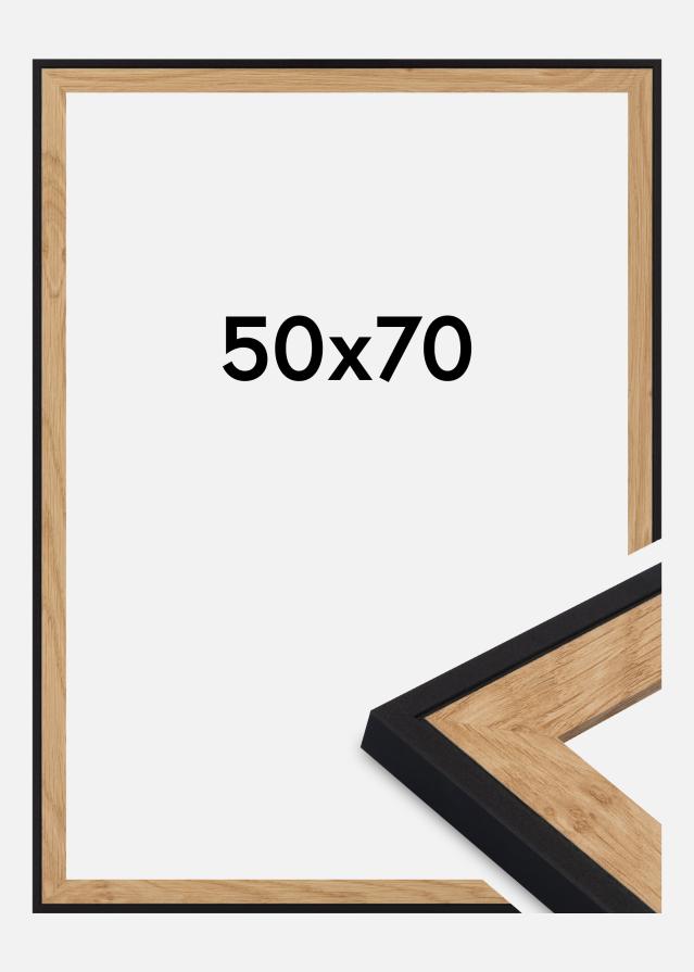 Cadre Iris Verre Acrylique Noir 50x70 cm