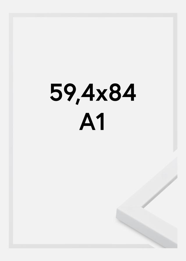 Cadre Oban Verre Acrylique Blanc 59,4x84,1 cm (A1)