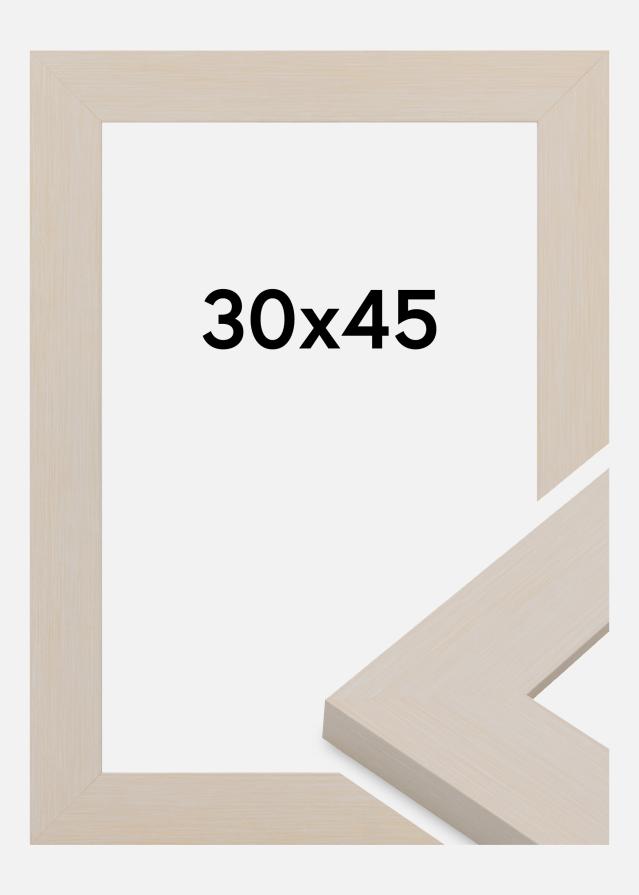 Cadre Pembrokeshire Verre Acrylique Blanc 30x45 cm
