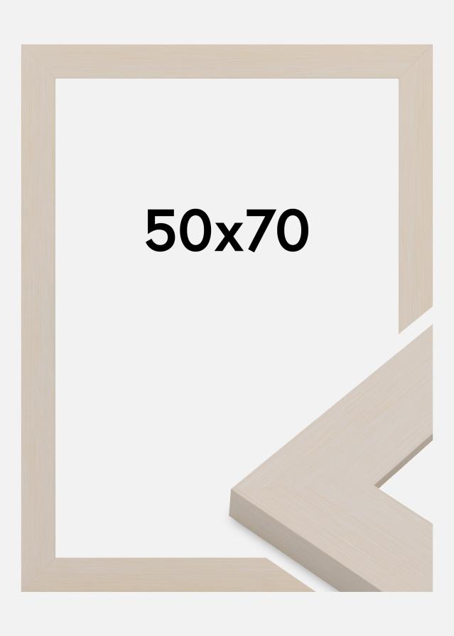 Cadre Pembrokeshire Verre Acrylique Blanc 50x70 cm