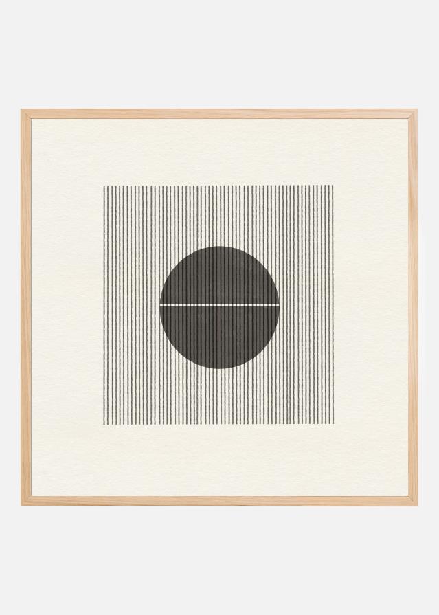 Line and Circle Harmony Poster